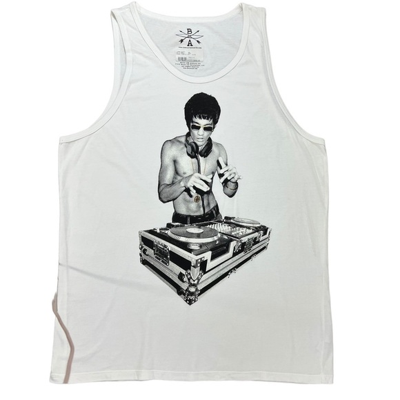 NWT Bow & Arrow Bruce Lee DJ Womens Muscle Tank MMA Dragon Avengers Woman’s XL - Picture 3 of 10